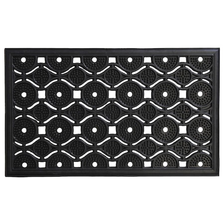 Calloway Mills Doormat, Rubber, Black 103621830